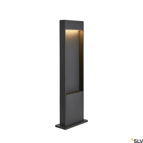 Flad stang 65 Fl 3000K IP65 Antracit med minimalistisk design og varmt lys.