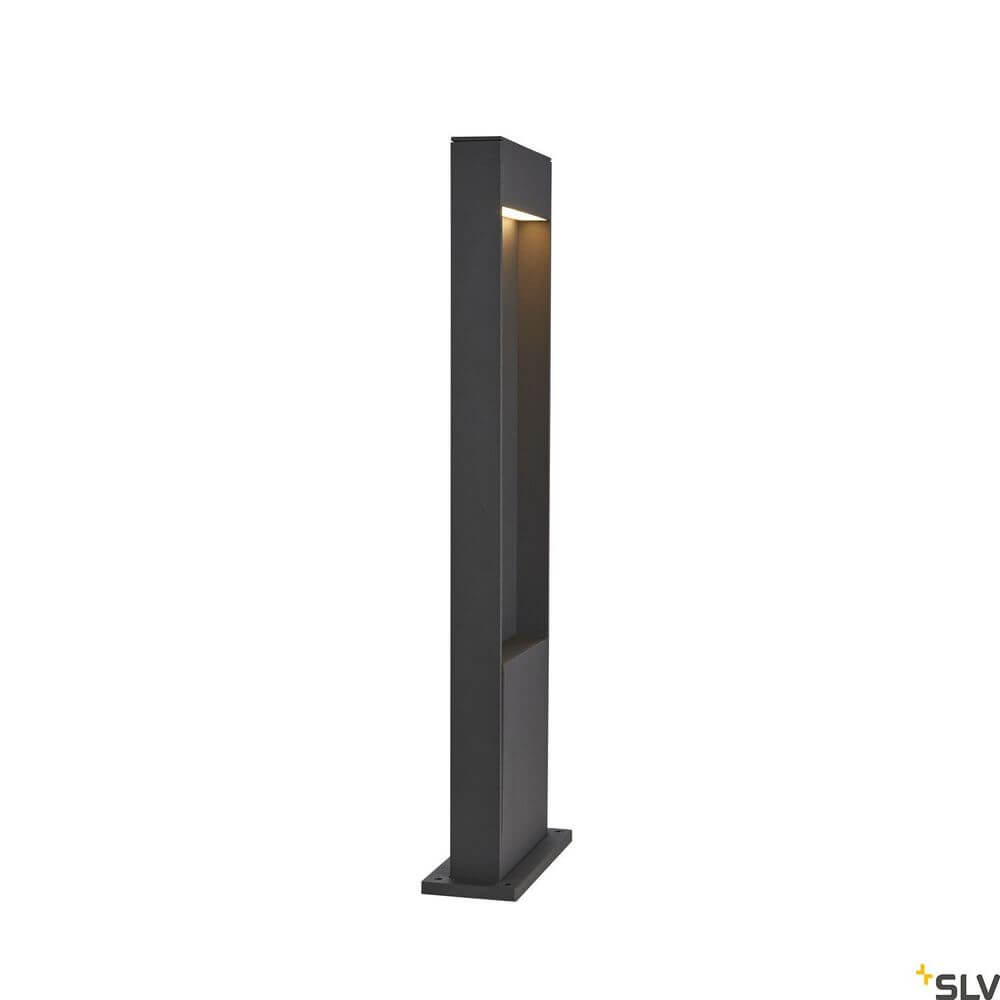 Flatt Pole 65 Fl 3000K IP65 Anthrazit - schlanker, moderner Außenbeleuchtungspoller in Anthrazit. Ideal für Wege und Gärten.