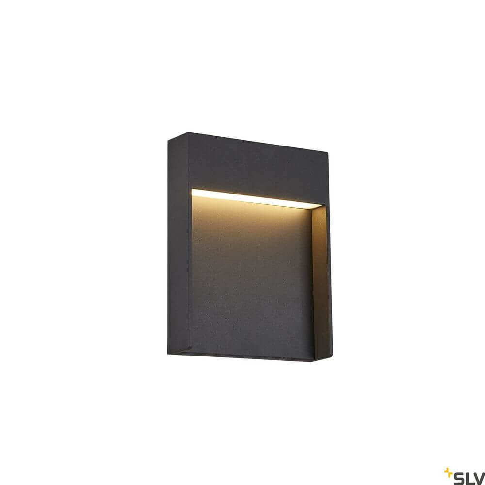 Flatt Outdoor LED Wandlampe 3000K IP65 Anthrazit – moderne Wandlampe für Außenbereiche.