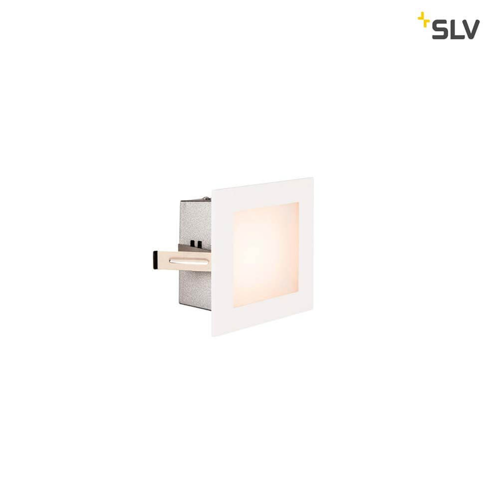 Frame LED Wandeinbauleuchte 2700K in Weiß, ideal für platzsparende Beleuchtungslösungen im Innenbereich.