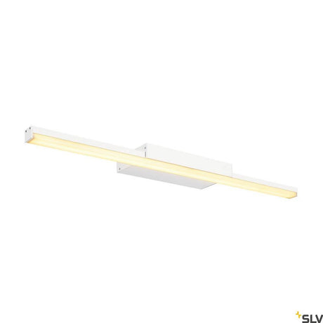 Glenos LED CCT spejllys i elegant design med hvidt hus og blændfri belysning.