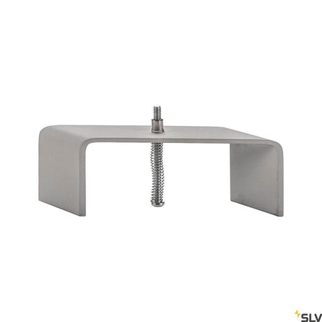 Grazia 60 Einbau Montageclips für SLV Einbauprofil, grauer Montageclip mit Schraube zur sicheren LED-Strip Befestigung