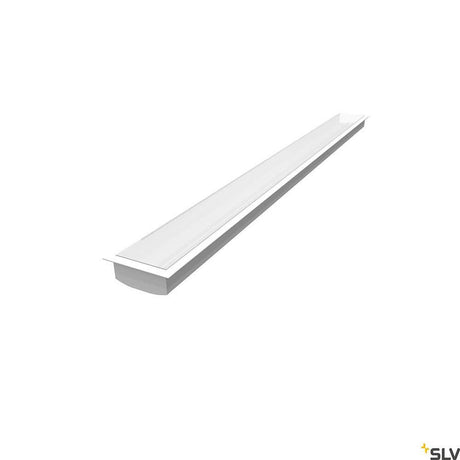 Grazia 60 Einbau Profil weiß 150cm, flaches Einbauprofil für flexible LED-Strips von SLV
