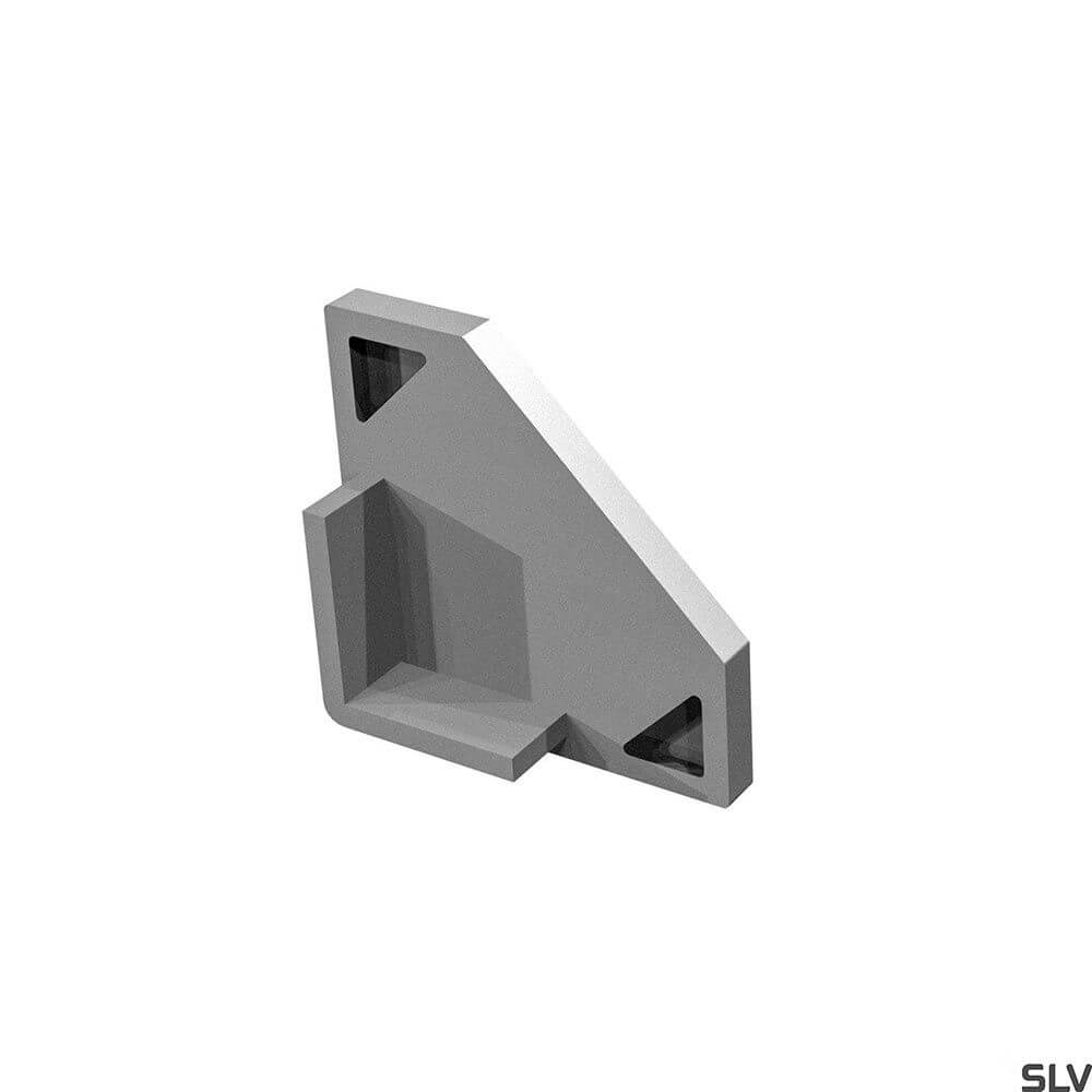 Grazia Edge Endkappe, graue Endkappe für GRAZIA EDGE Profil, ideal für Beleuchtungsszenarien.