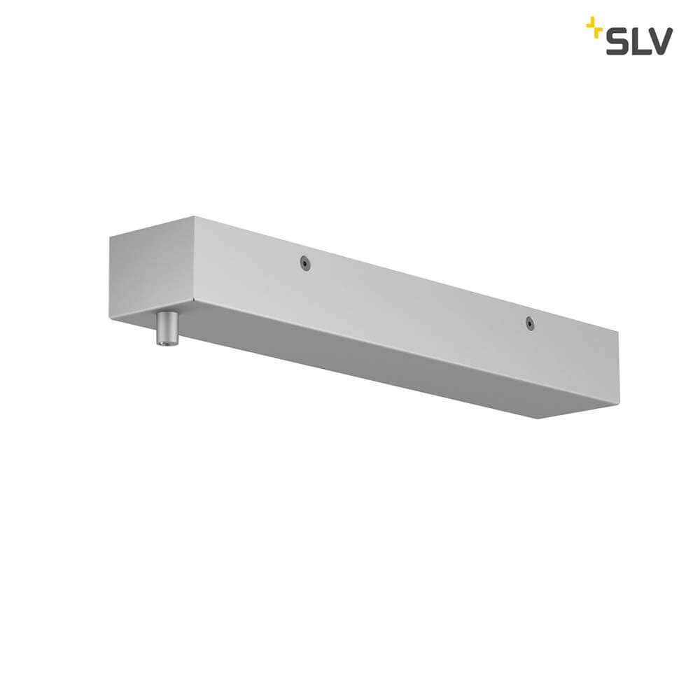 H-Profil Rosette Silber – elegante Deckenrosette für das H-PROFIL in silberner Farbe.