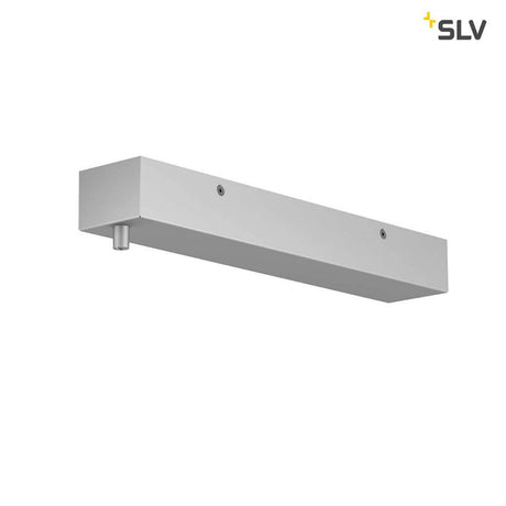 H-Profil Rosette Silber, silberne Deckenrosette für das H-PROFIL von SLV