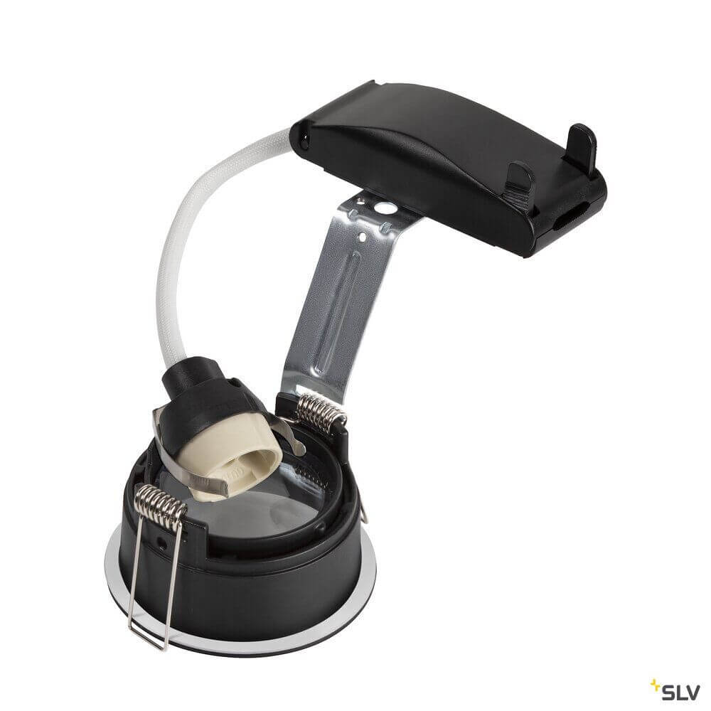 Horn Deckeneinbauleuchte mit Aluminiumgehäuse und innovativem Design für effektive Blendreduzierung.