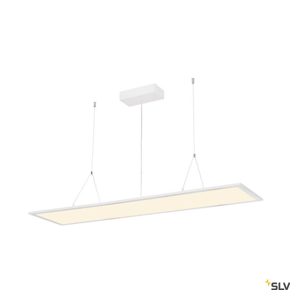 I-Pendant Pro Dali 3000K Weiß, moderne LED-Pendelleuchte, raumsparend und DALI-steuerbar.
