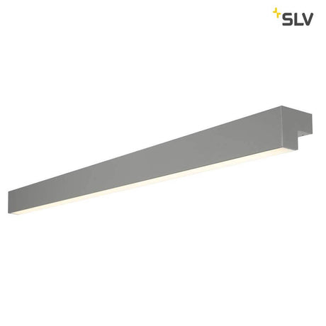L linje 120 LED Væg- og loftlampe IP44 Musegrå, elegant LED-Lys til primær rumbelysning.