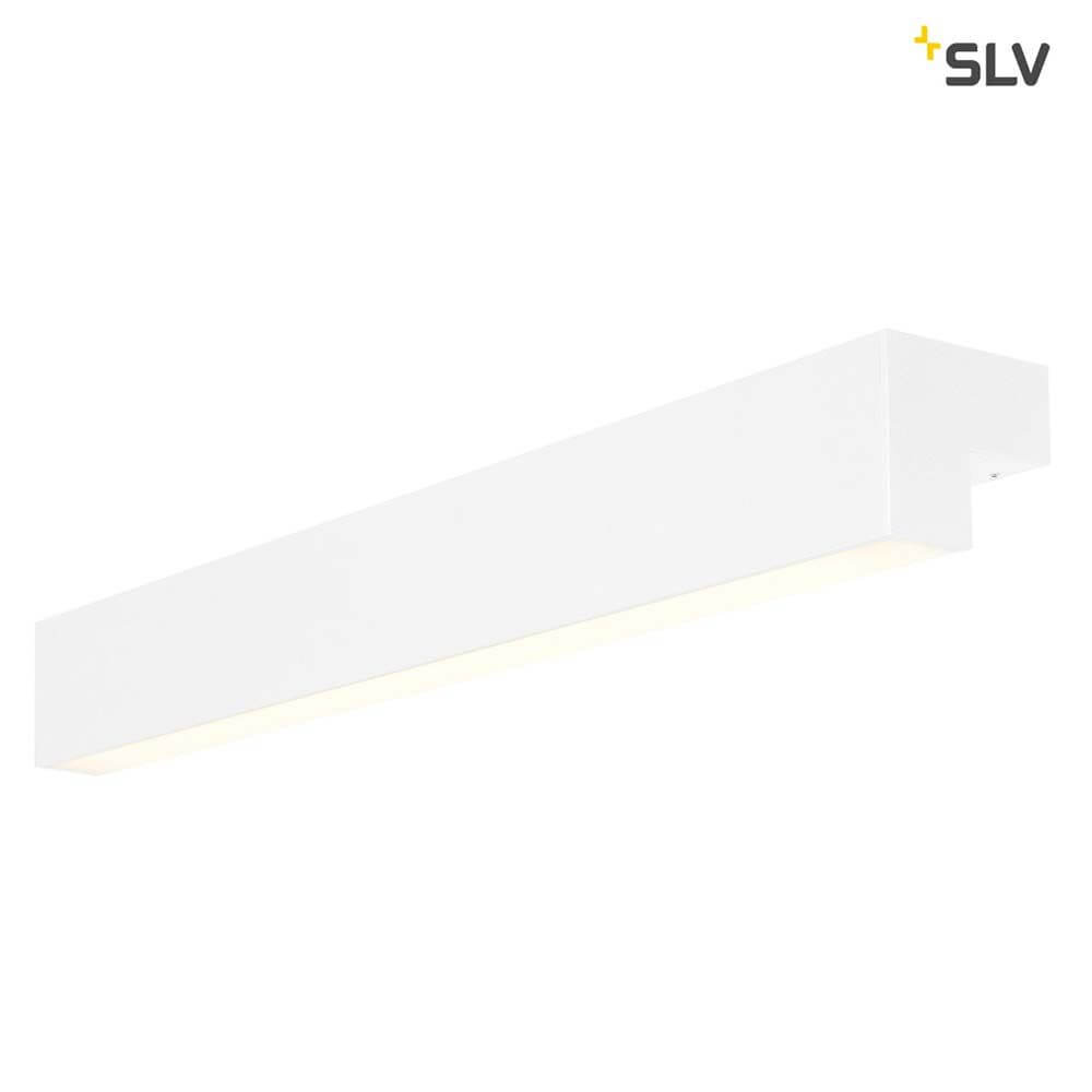L-Line 60 LED Wand Aufbauleuchte IP44 Weiß - schlichte Wand- und Deckenleuchte in Weiß mit warmweißer LED Beleuchtung