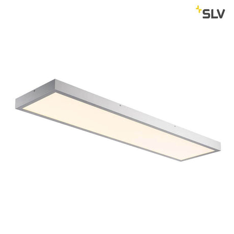 LED Panel 120x30cm 3000K Silver Grey - modern, space-saving lighting element by SLV.