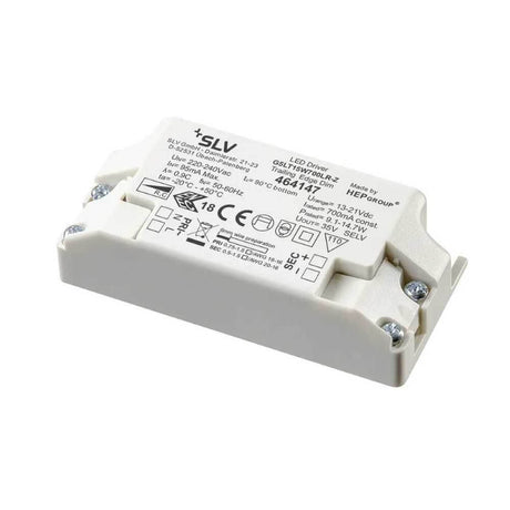 LED driver 14.7W 700mA dimmable - Dimmable LED driver in a compact design.