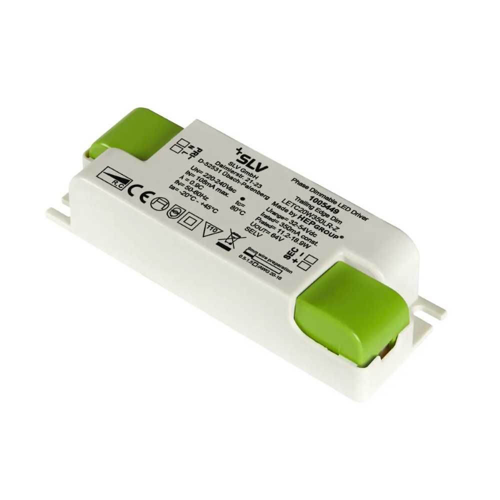 LED Treiber 20W 350mA Phase - dimmbarer Treiber mit Konstantstrom und 20W Leistung für LED-Beleuchtung.