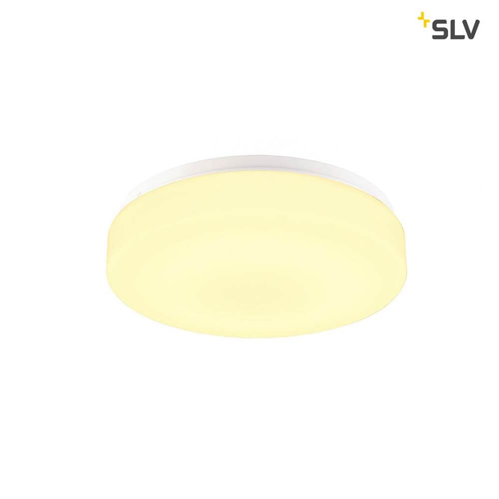 Lipsy 30 Drum LED Außen-Aufbauleuchte Weiß IP44 - stilvolle Deckenleuchte aus Stahl mit Acrylglasabdeckung.