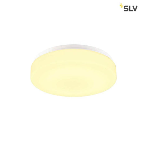 Lipsy 30 Drum Lámpara LED de superficie para exterior blanca IP44