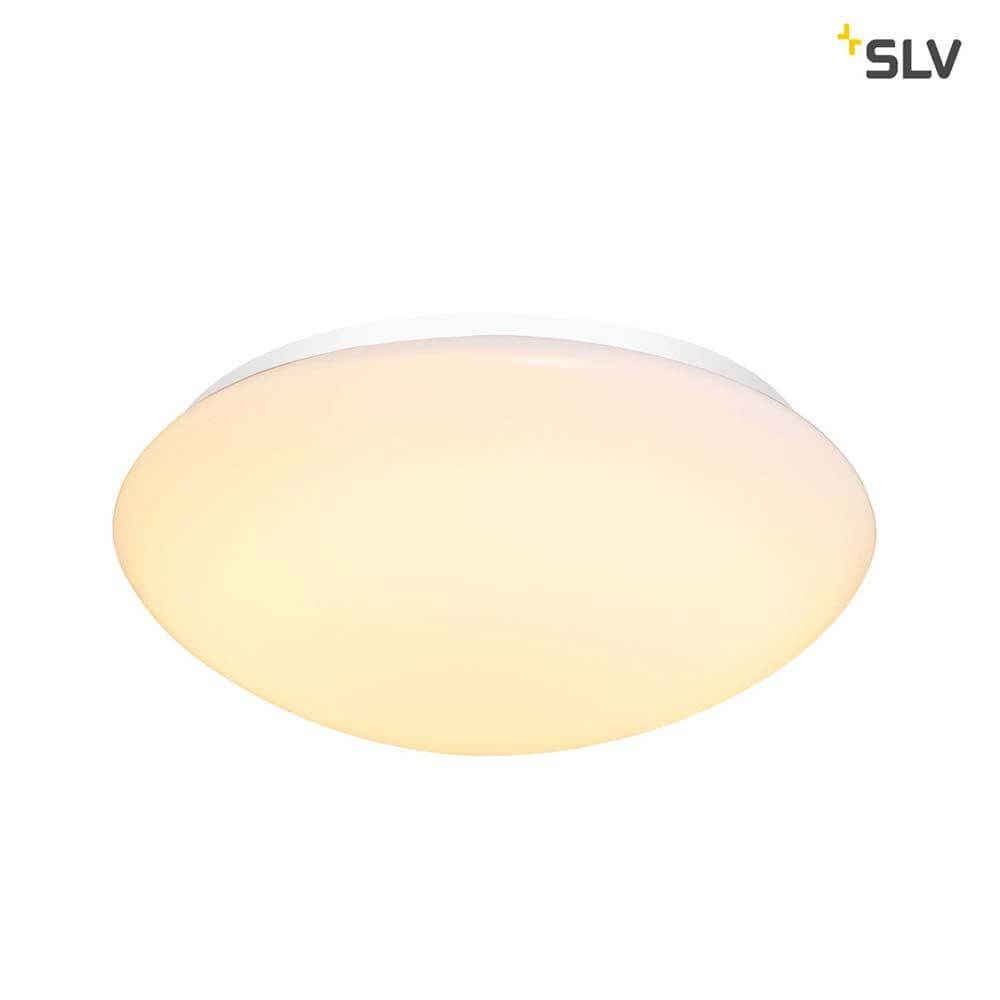 Lipsy 40 Dome LED Außen-Aufbauleuchte Weiß IP44 mit diffusor und elegantem Design.