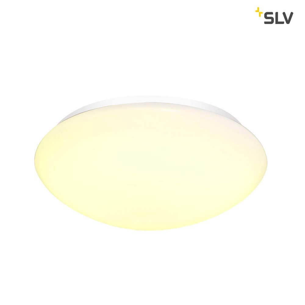 Lipsy 40 Dome LED Außen-Aufbauleuchte Weiß IP44 mit homogenen Lichtverteilung in modernem Design.