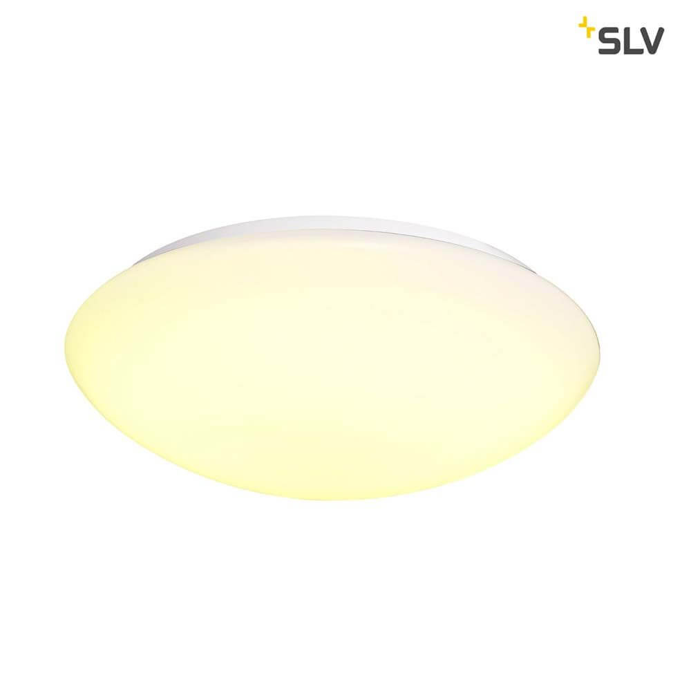 Lipsy 50 Dome LED Außen-Aufbauleuchte Weiß IP44 in modernem Design mit Acrylglasabdeckung.