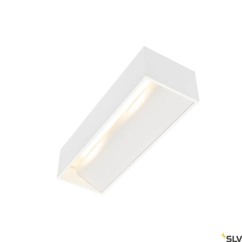 Logs In L Wandlampe Triac in Weiß mit 3000K Lichtfarbe, modernes Design für stilvolle Beleuchtung.