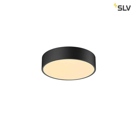 Medo 30 Corona LED Aufbauleuchte Dali Schwarz - elegante Deckenleuchte in Schwarz mit coronalen Lichtauslass.