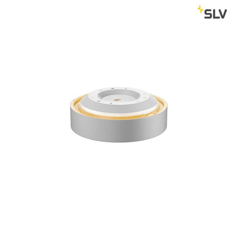 Medo 30 Corona LED Aufbauleuchte Dali Silbergrau mit klarer Formgebung und eleganter Materialkombination