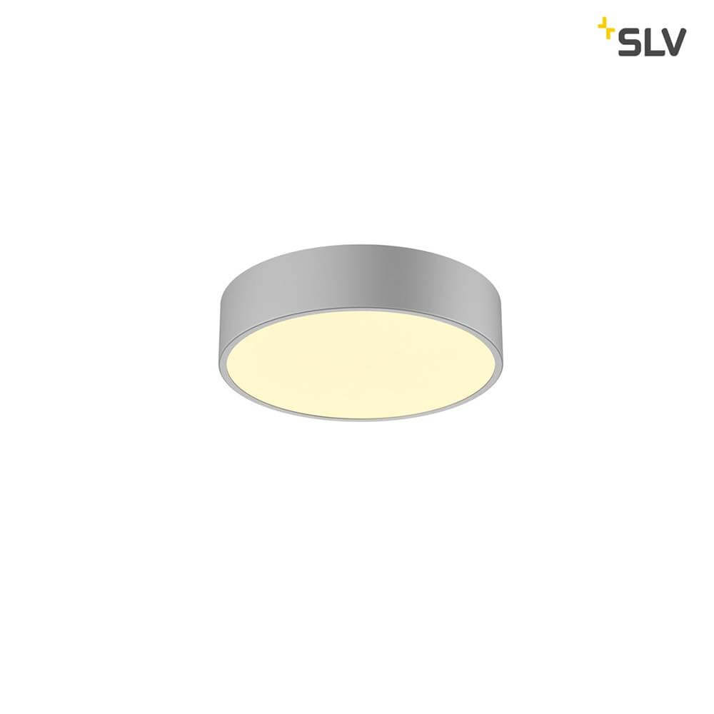 Medo 30 Corona LED Aufbauleuchte Dali Silbergrau mit elegantem Design und angenehmem Lichtauslass.