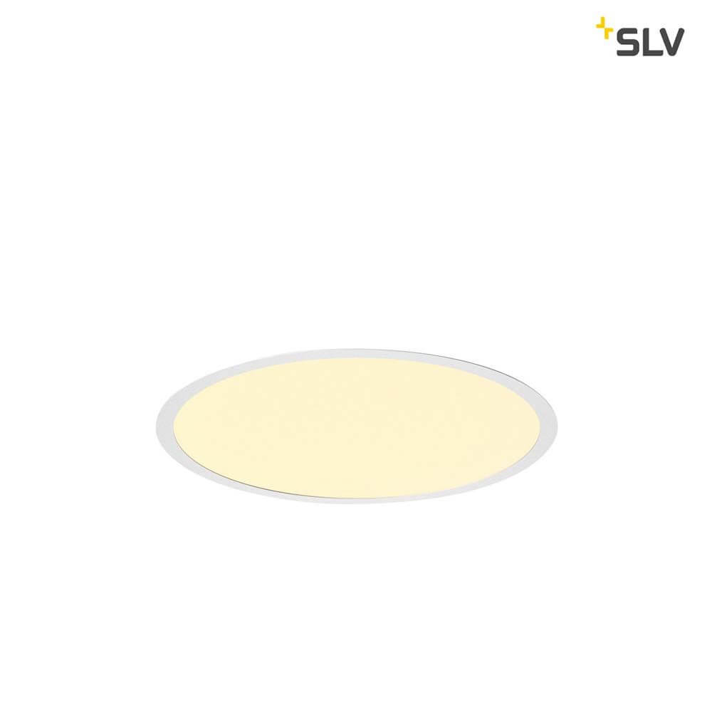 Medo 40 LED Deckeneinbauleuchte Rahmenversion Weiß mit klarer Formgebung und elegantem Design.