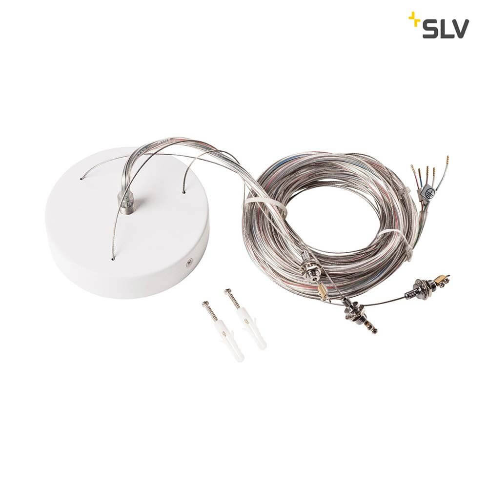 Medo 5m Abhängung Weiß - Abhängset für MEDO runde Pendelleuchte mit 5m Kabel.