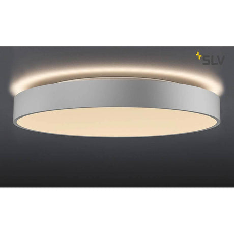 Medo 60 Corona LED surface-mounted light Triac silver grey with elegant design and coronal light output.