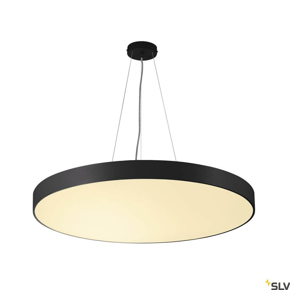 Medo 90 Dali LED Deckenlampe Schwarz 3000 & 4000K mit homogenen Lichtaustritt.
