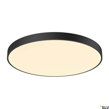 Medo 90 Dali LED Deckenlampe Schwarz 3000 & 4000K mit homogenem Lichtaustritt und elegantem Design.