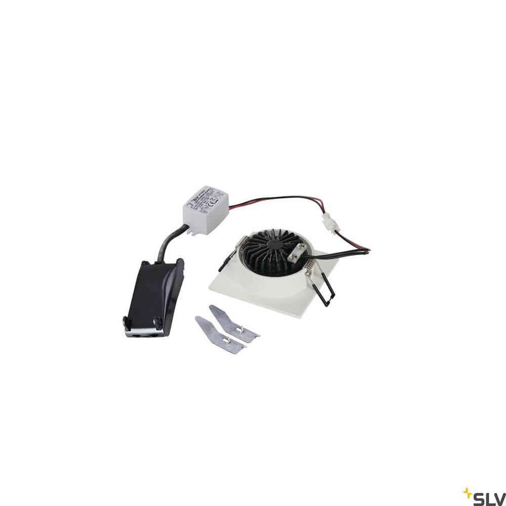 New Tria 68 I Cs Deckenleuchte Weiß Eckig 2700K Beleuchtungskomponente mit Kabel und Halterung