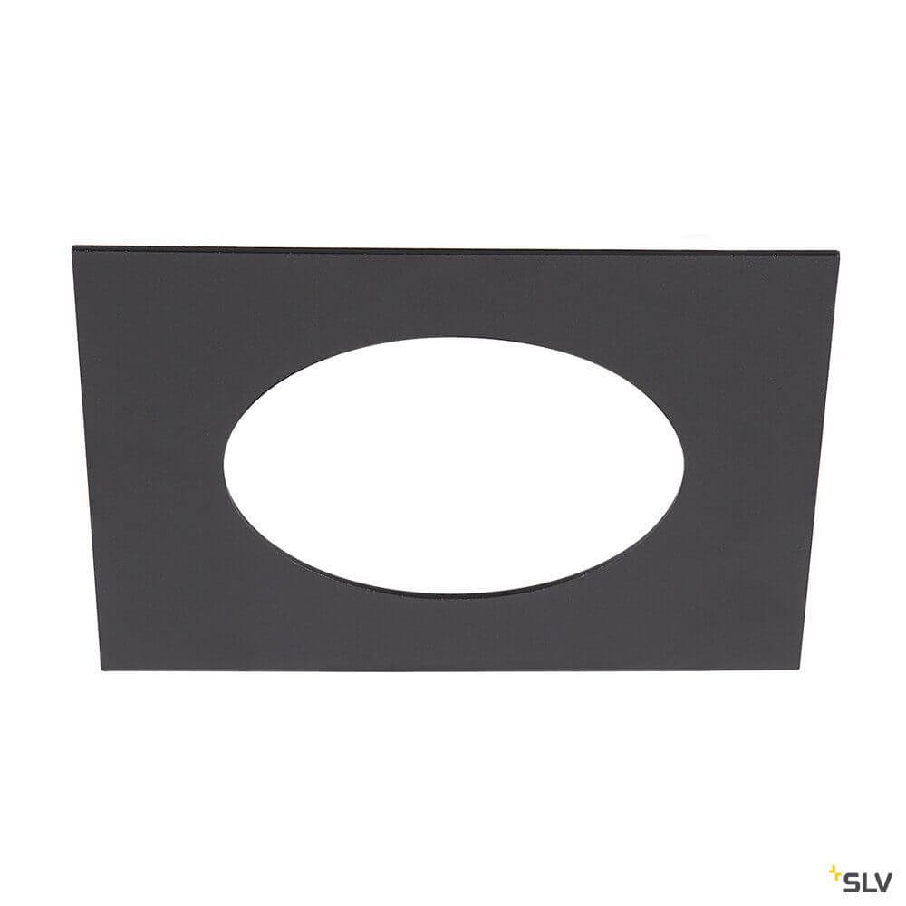Numinos Einbaurahmen S in Schwarz, ideal für Deckeneinbausysteme in Hohldecken.
