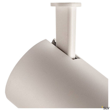 Gros plan du spot NUMINOS Zoom M LED au design élégant pour un éclairage d’accentuation ciblé.