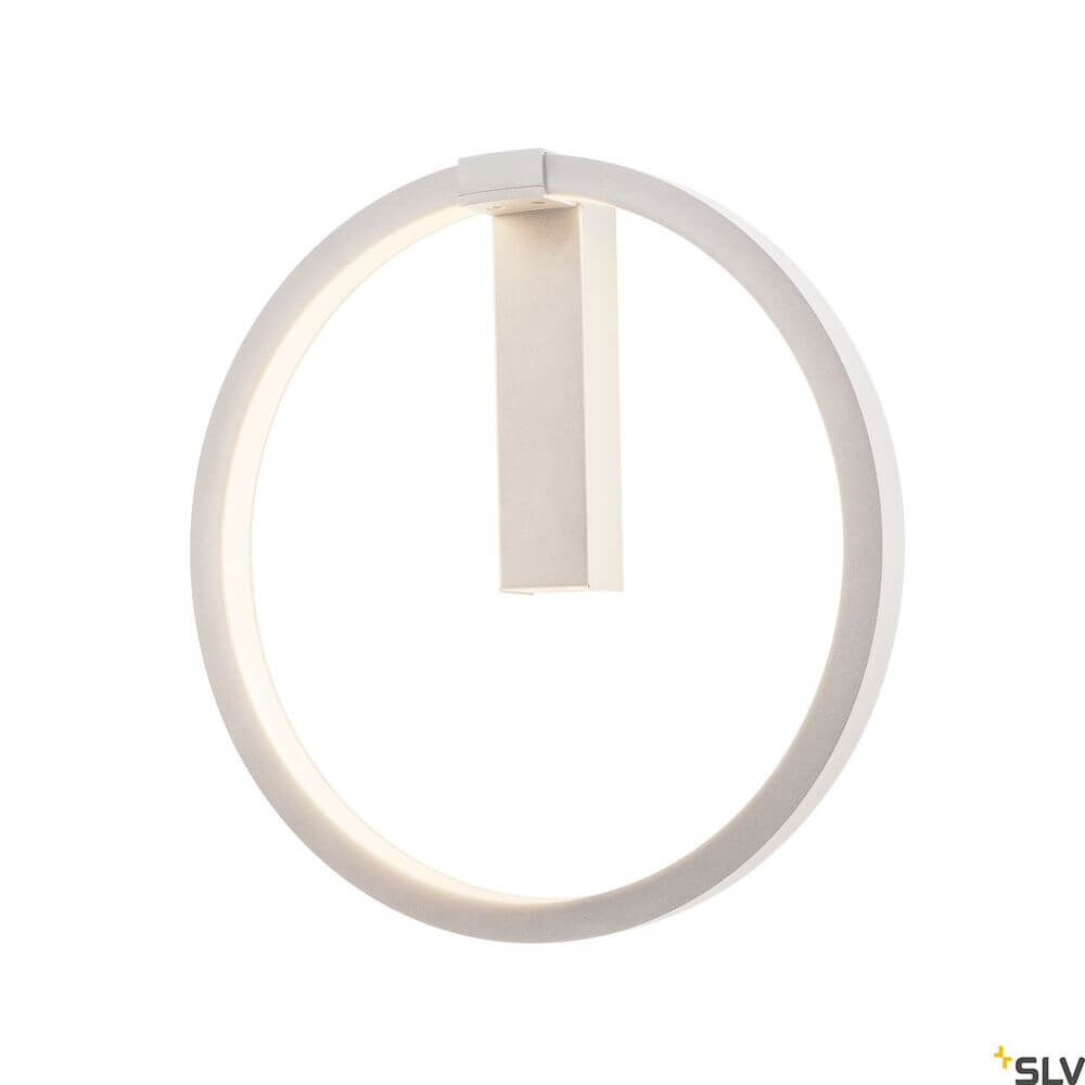 One 40 Wandlampe Dali 3000-4000K Weiß in modernem Design mit runder Form und hängender Leuchte.