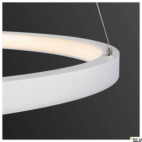 Detailed view of the One 60 pendant light DALI 3000-4000K white with stylish design