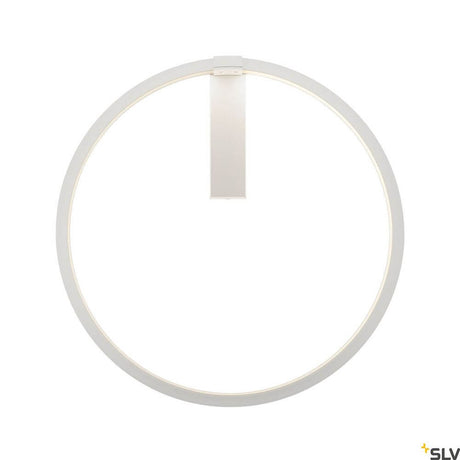 One 60 vegglampe Dali 3000-4000K hvit med moderne, minimalistisk design i rund stil.