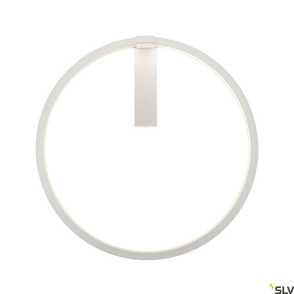 One 60 Wandlampe Dali 3000-4000K Weiß mit modernem, minimalistischem Design in rundem Stil.