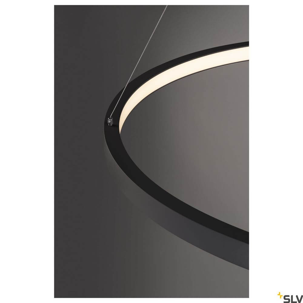 Pendellampe One 80 Dali in Schwarz, dimmbares Licht 3000-4000K für elegantes Wohnen.