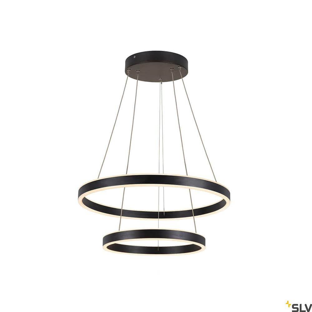 One LED Pendelleuchte Double Phase Up&Down in modernem Design mit doppeltem Ring und elegantem Finish.