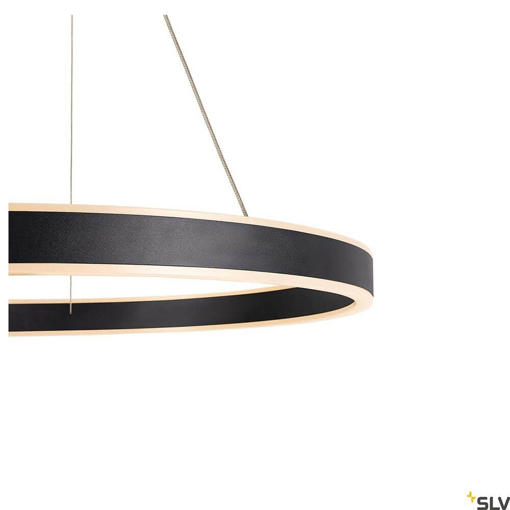 One LED Pendelleuchte Up&Down Phase mit modernem Design in Schwarz und eleganter Beleuchtung.