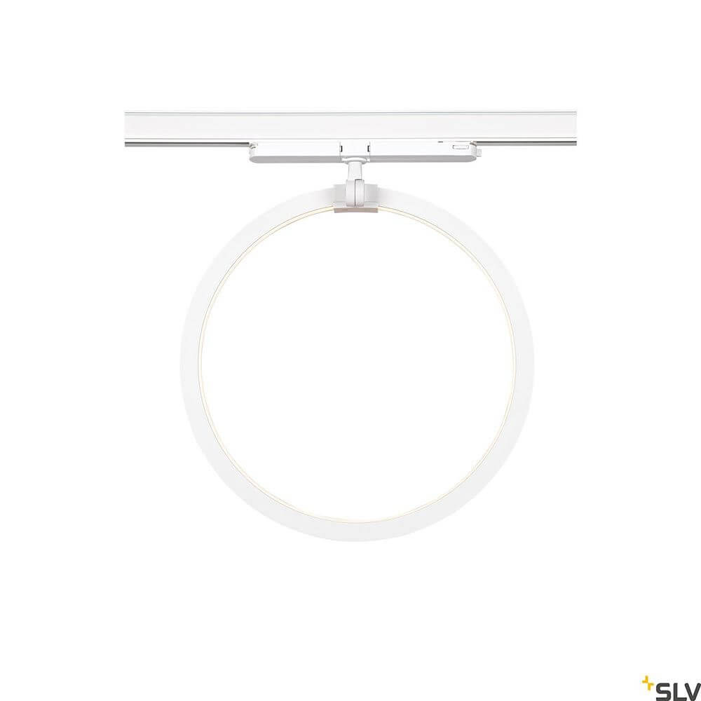 One LED Systemleuchte 3-Phasen Dali Ø 40cm in modernem Design und hoher Farbwiedergabe.
