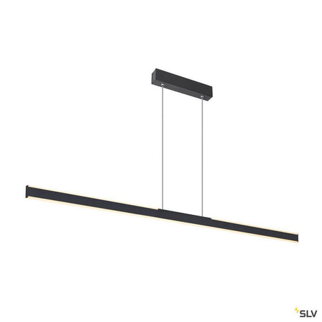 Moderne One Up&Down LED Pendelleuchte Linear 100 Phase von SLV, elegant und für Gastronomie oder Wohnräume geeignet.