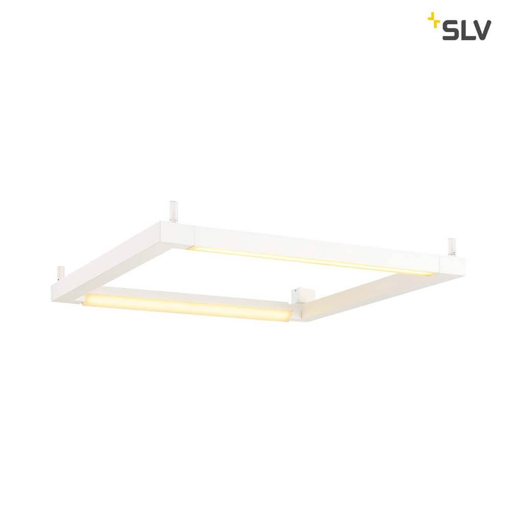 Open Grill LED Double Twist Wand- & Deckenleuchte Weiß, moderne Wand- und Deckenleuchte in Weiß mit LED-Technologie.