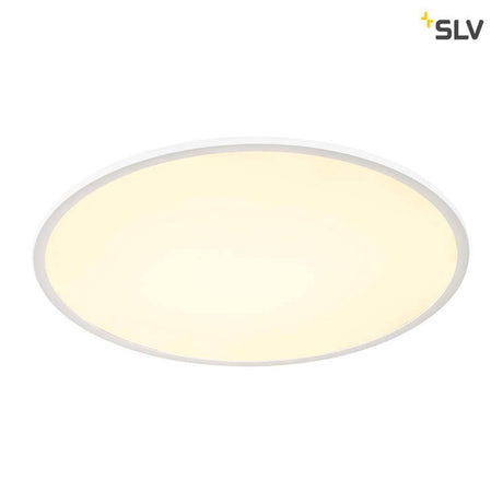 Panel 60 Rund LED Deckenaufbauleuchte Weiß 3000K in modernem, rundem Design für blendfreies Licht.