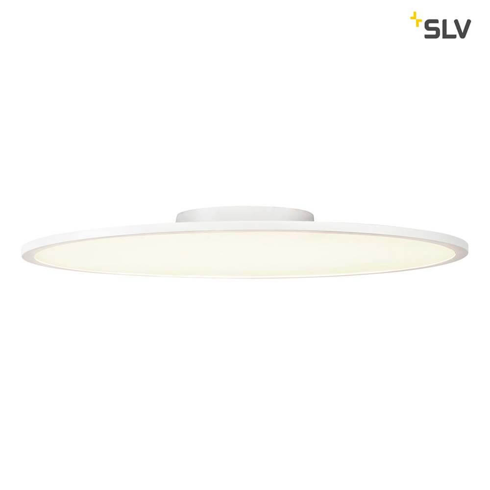 Panel 60 Rund LED Deckenaufbauleuchte Weiß 4000K mit homogenem Licht und modernem Design.