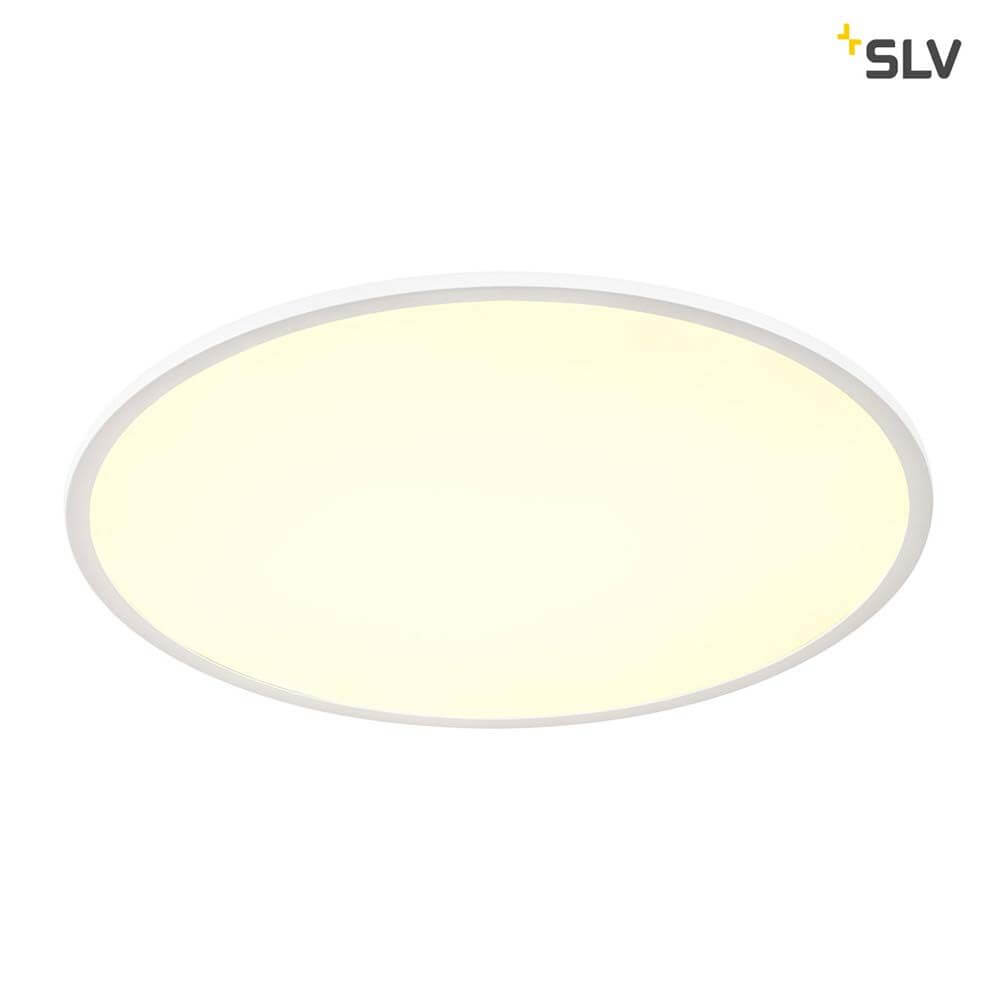 Panel 60 Rund LED Deckenaufbauleuchte Weiß 4000K in runder Form mit homogener Beleuchtung.