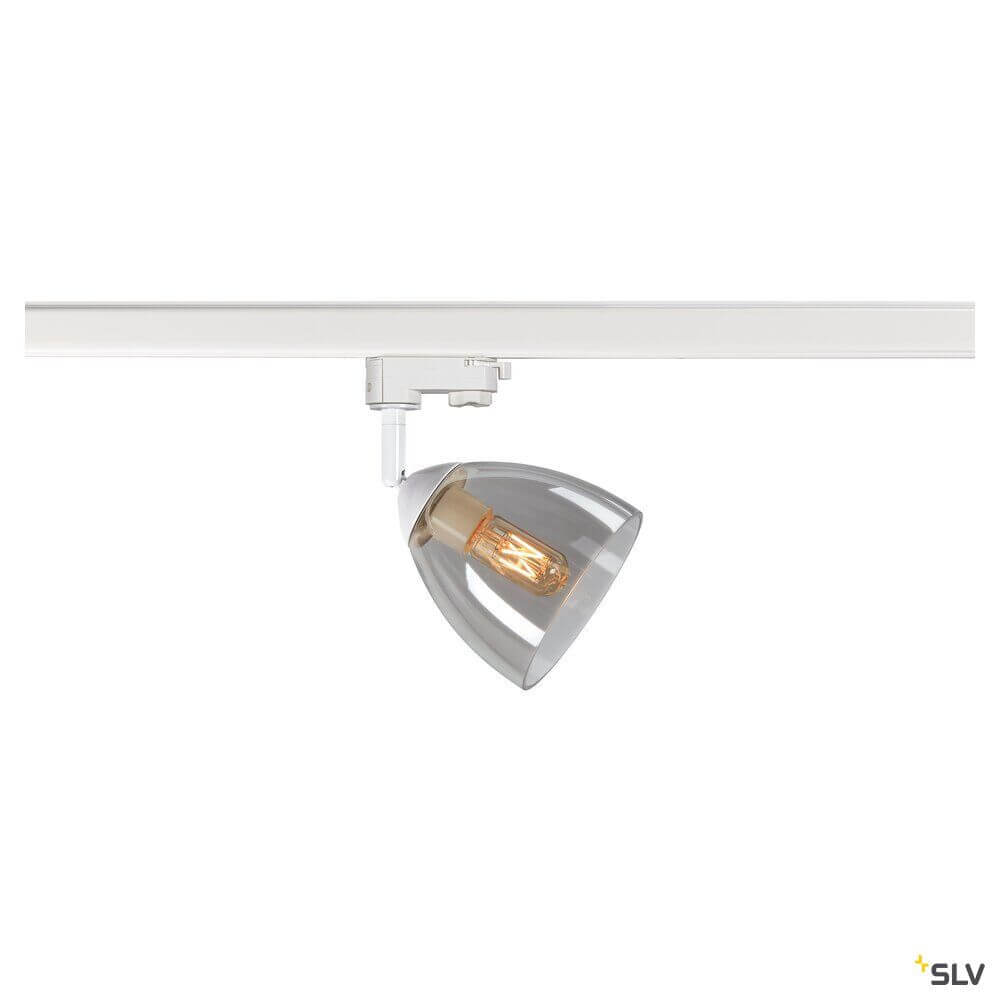 Para Cone 3-Phasen Spot Bambus mit konisch geformtem Reflektor auf Stromschiene installiert.