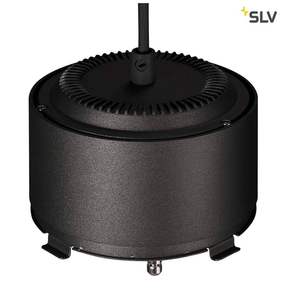 Para Dome E27 Pendelleuchte Schwarz - Detailansicht des lamellenförmigen Gehäuses in Schwarz