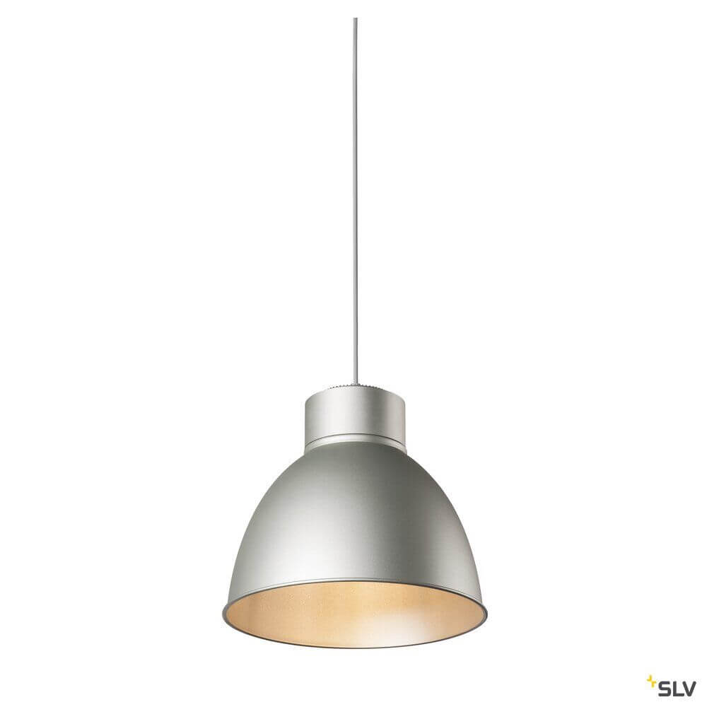 Para Dome Pendelleuchte aus Aluminium für industrielle Hallenbeleuchtung, 150 Watt, IP 20.